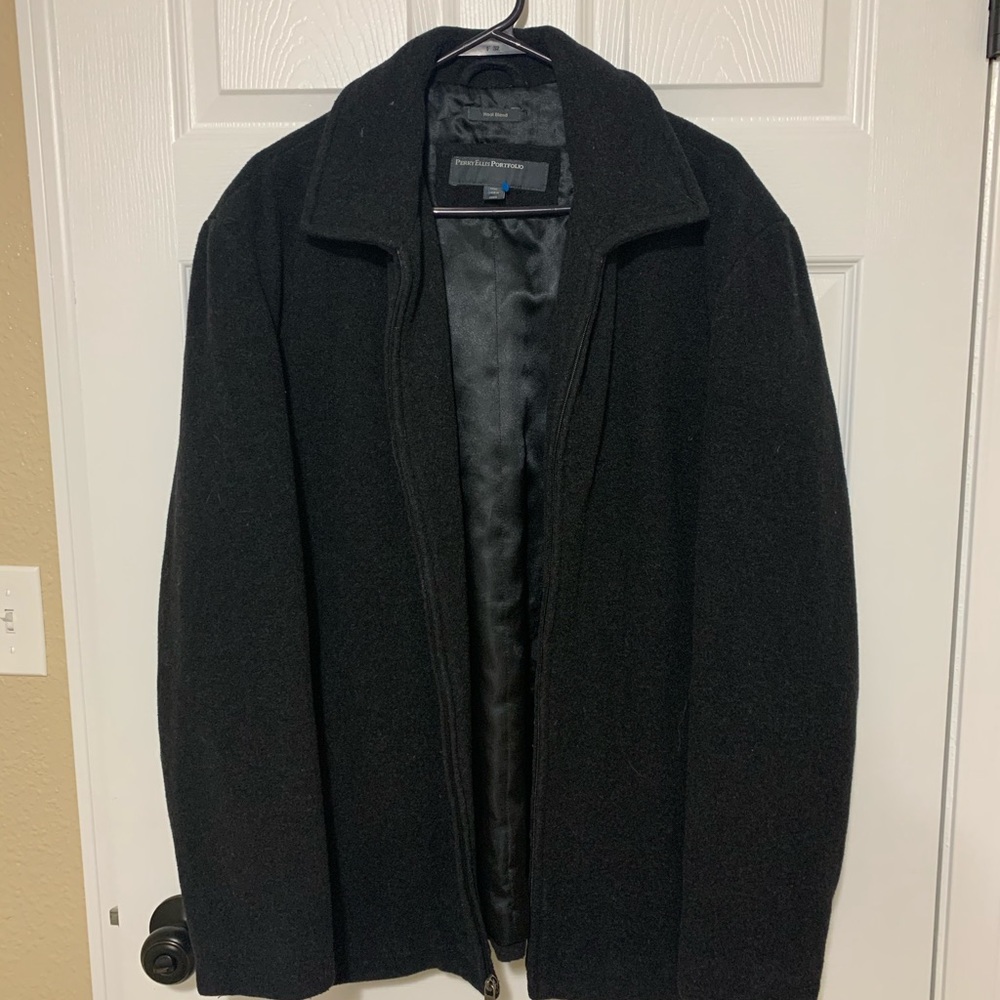 Men’s Perry Ellis Wool Blend Jacket